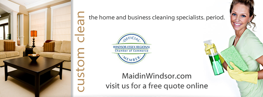 Facebook Cover - Maid in Windsor home house cleaning specialists