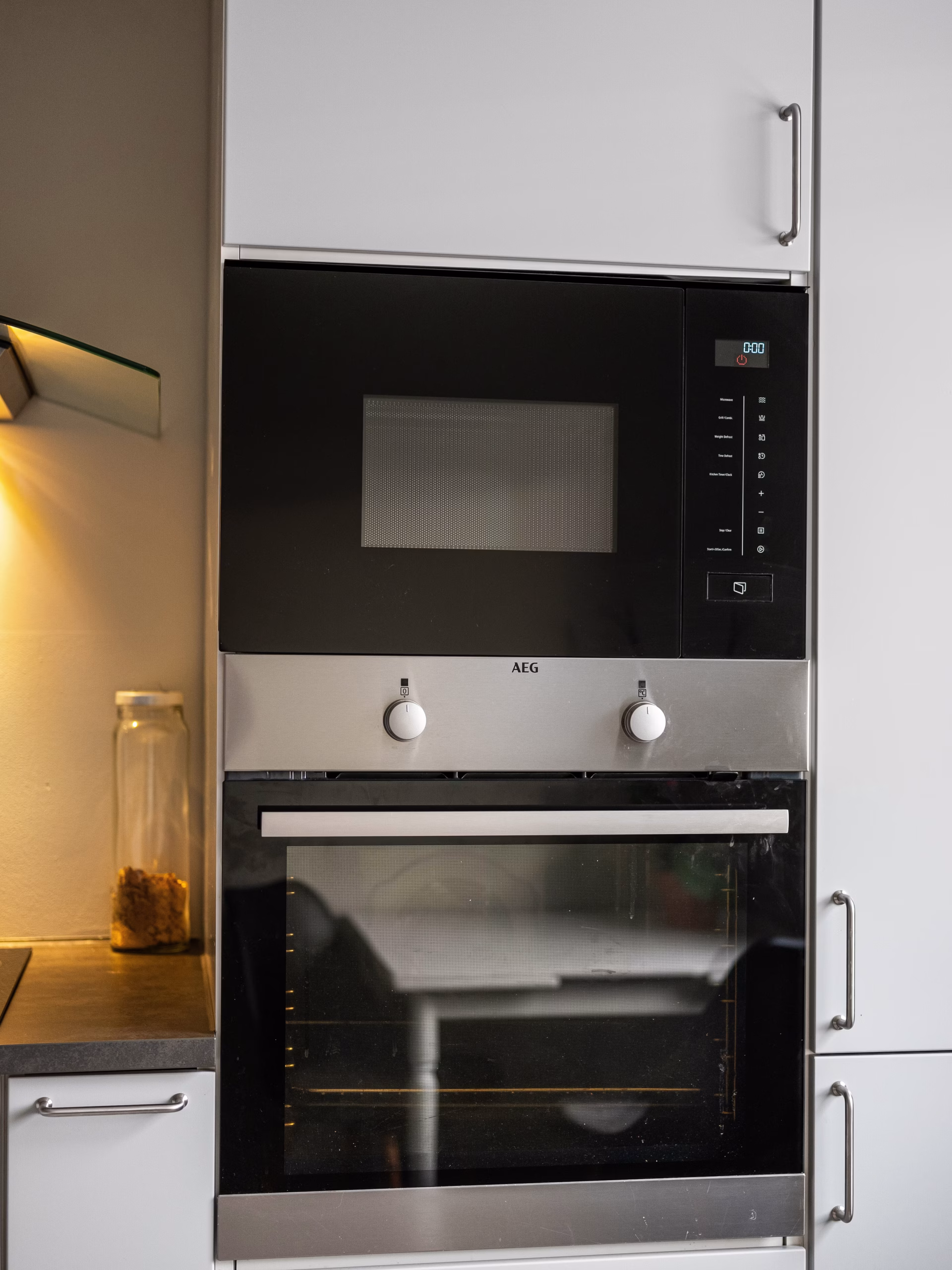 Oven in a kitchen